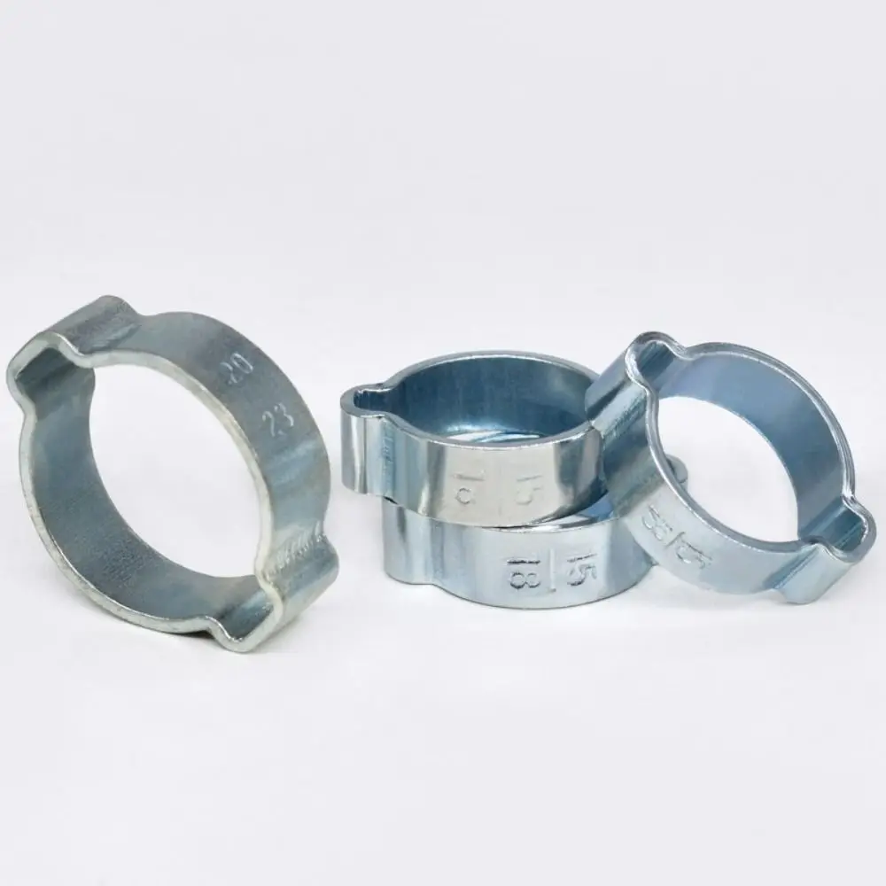 Zinc Plated Hose Clamp Assortment Kit for Fuel Water Pipe