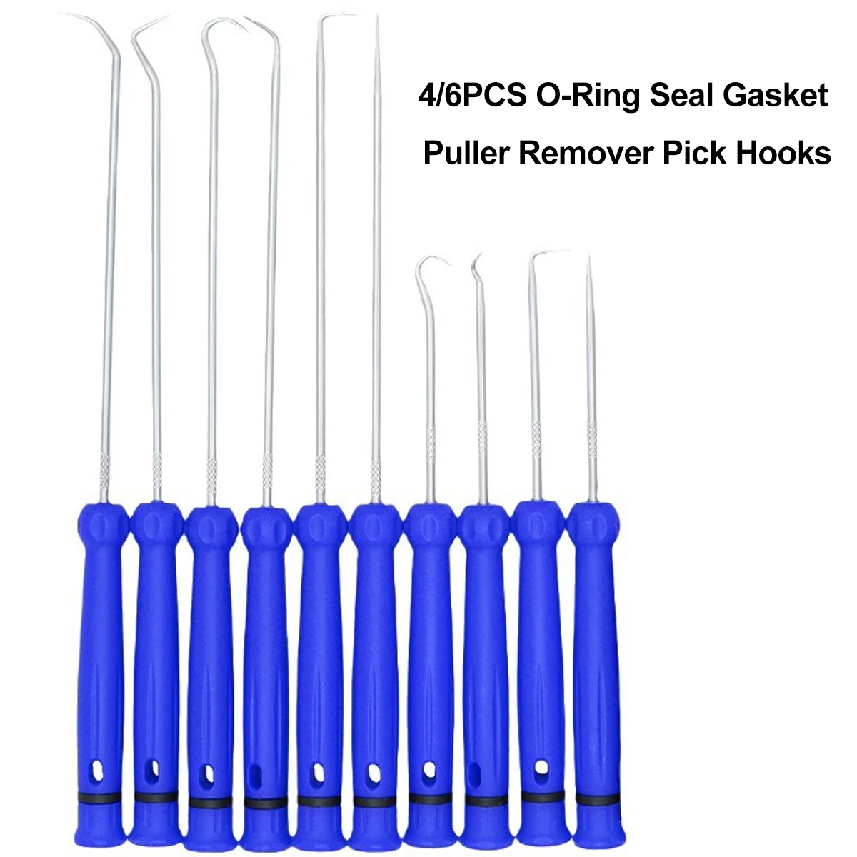 Car Auto Vehicle Oil Seal Screwdrivers Set 4/6pcs O-Ring Seal Gasket Puller Remover Pick Hooks Tools 180mm 255mm Sealing Tool