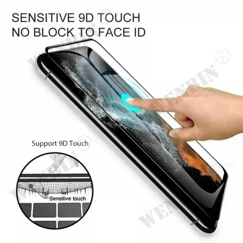 3 Pcs 9HD Screen Protector Full Protective Glass For Samsung S26 S25 S24 S23 Ultra Plus S25 FE A57 A37 A17 Screen Protector 6