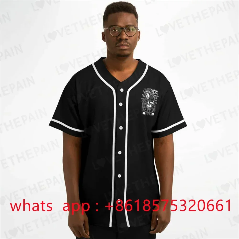 new Populaire Baseball Jersey Name and Number Short Sleeve Casual Streetswear for Men/Women/Kids Big size Any Colour