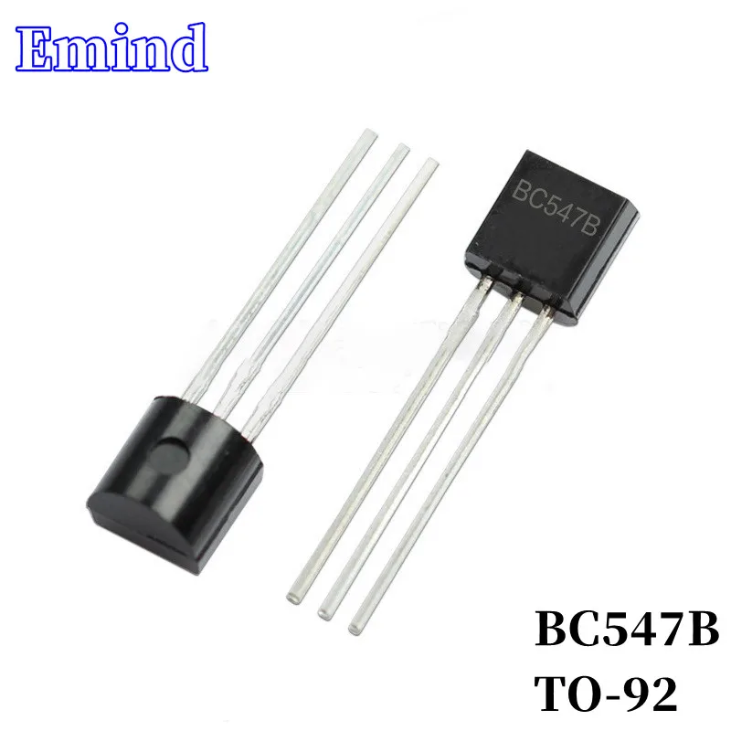 

300/500/1000/2000/3000Pcs BC547B DIP Transistor TO-92 NPN Type 45V/200mA Bipolar Amplifier Transistor