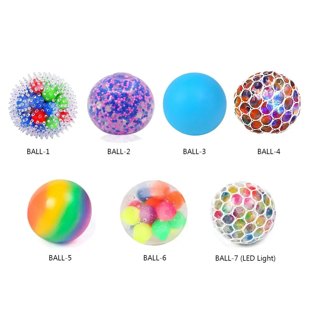 【Customizable】 Sensory Kids Adults Water Bead Decompression Squeeze Fidget Toy Stress Relief Balls.