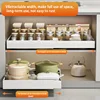 Spice Box Storage Rack Scalable Pull-out Kitchen Storage Rack Multi-Functional Retractable Drawer Basket Cabinets Organizer 3