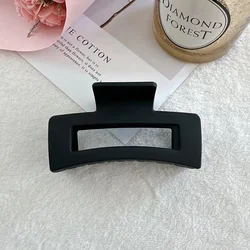 Elegant Women's Nonslip Hair Claw Clip - Coffee Black Fashion Accessory (8.5CM - 1)