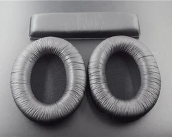 Premium Replacement Ear Pads Cushion Cups Sponge Earmuffs (BROWN)