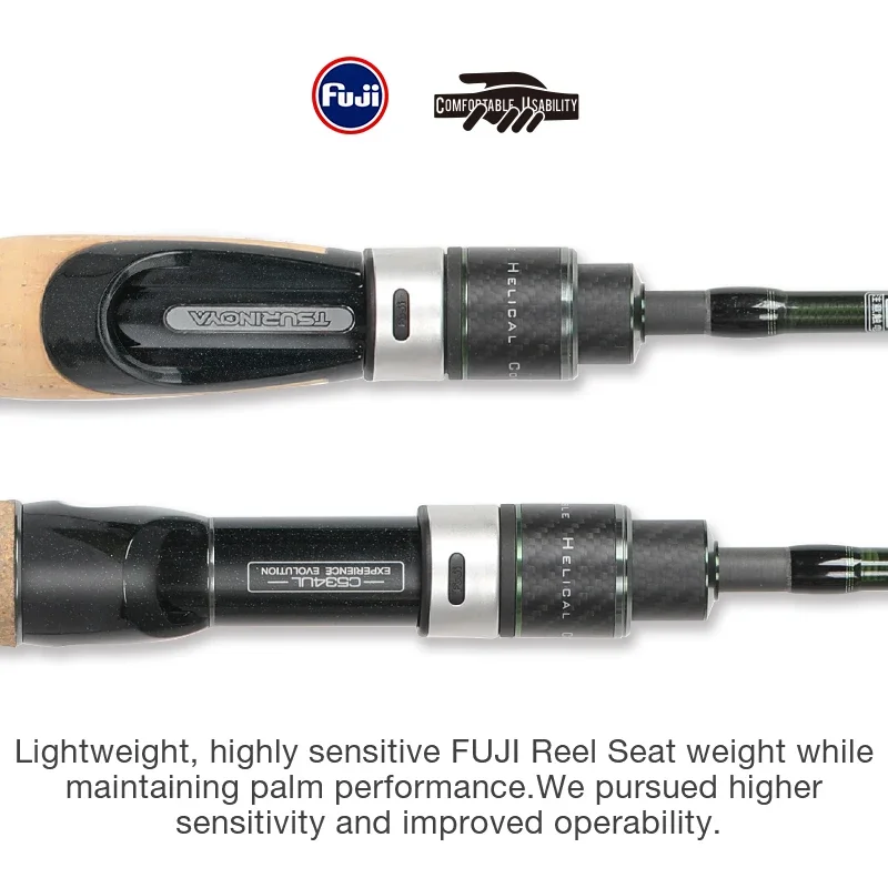 TSURINOYA INTRUDER 1.6m 1.68m 4 Section Portable Spinning Casting