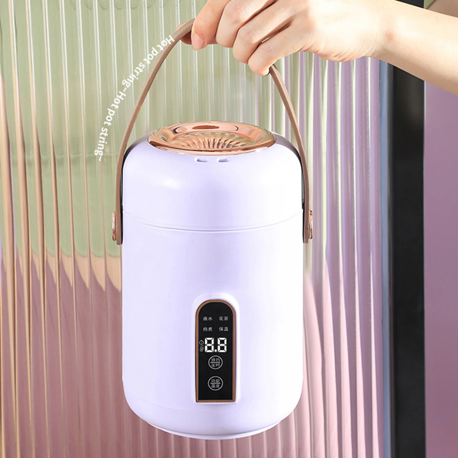 Electric Mini Rice Cooker Portable MultiCooker Household Rice Cookers 220V Pot Cooking Machine Pans For Home Office Dorm