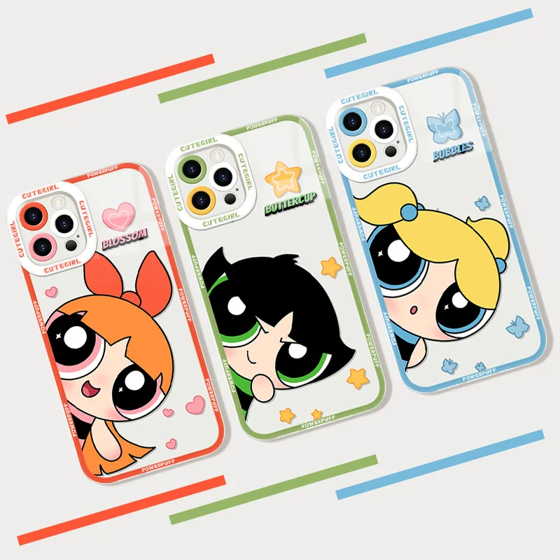 Anime Powerpuff Girls Themed Phone Case