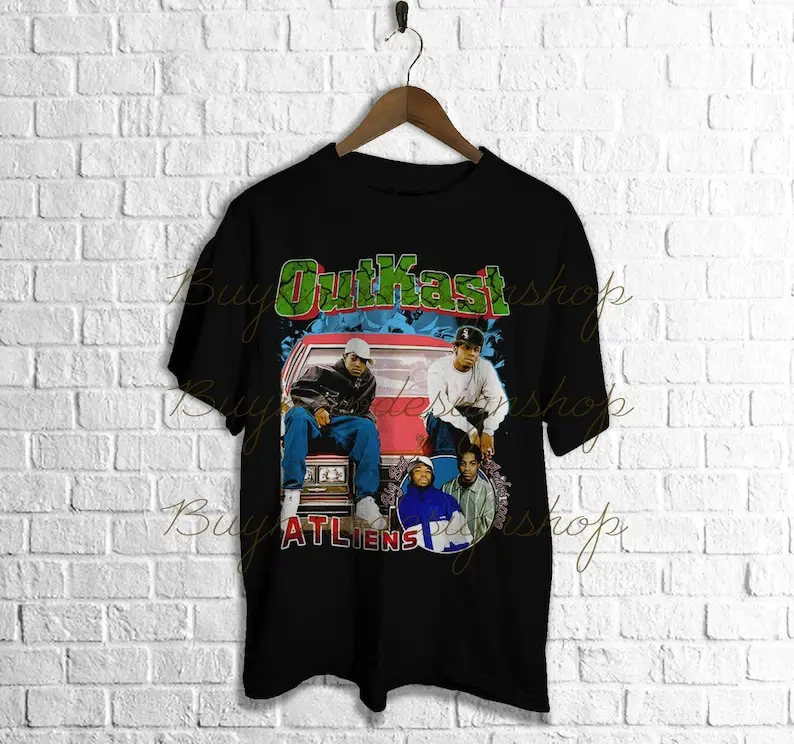 

OUTKAST T-Shirt, Hip Hop Vintage RAP Tee Men's Women Unisex Tees Graphic Tee , BN004