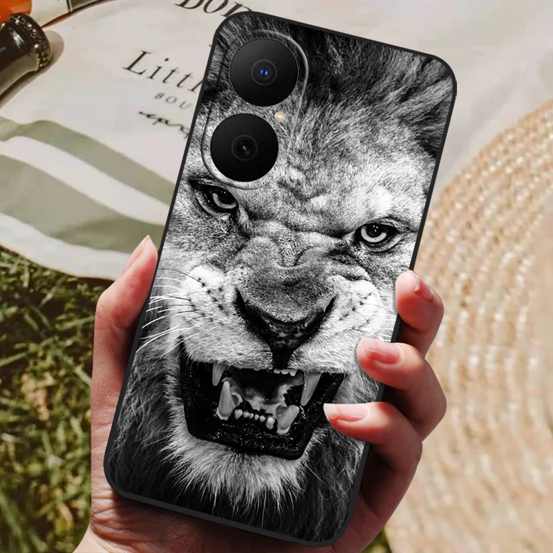 Shockproof Flower Astronaut Soft Silicone Phone Case Bumper Cover