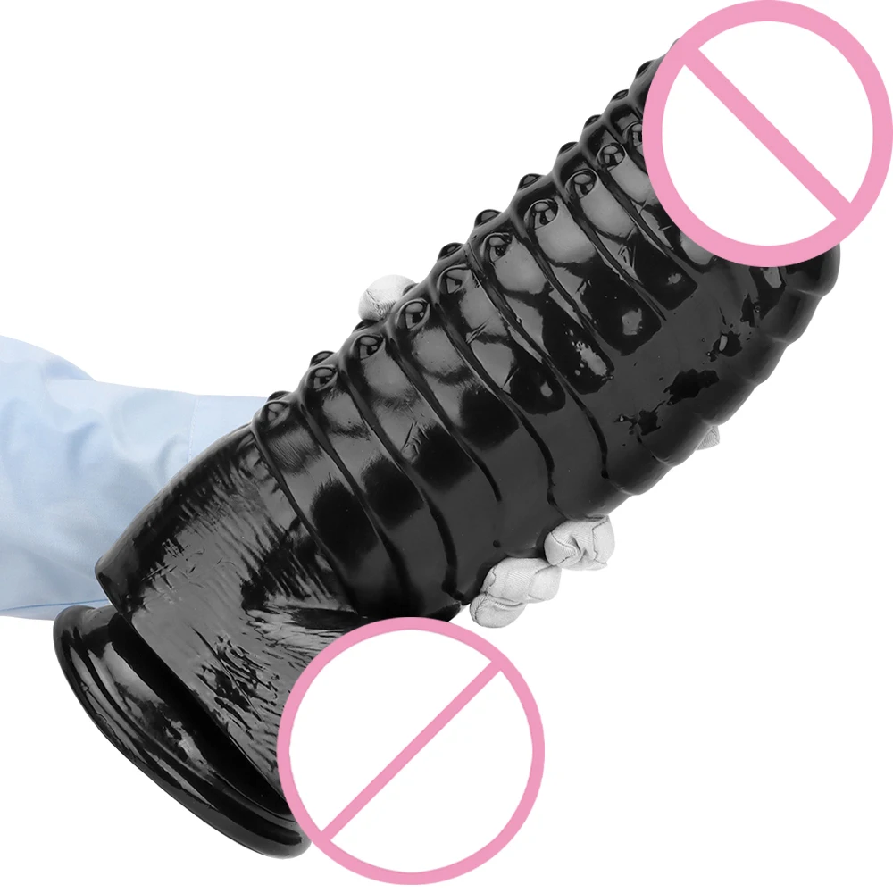 Gros plug anal en silicone pour massage de la prostate et anus_voghion.com