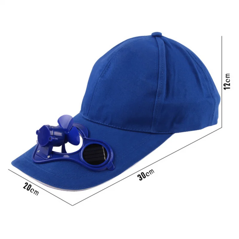Summer Sunshade Hat Unisex Outdoor Sports Baseball Caps Hats With Solar Power Cooling Fan Outdoor Sports Accessories outdoor hiking hat