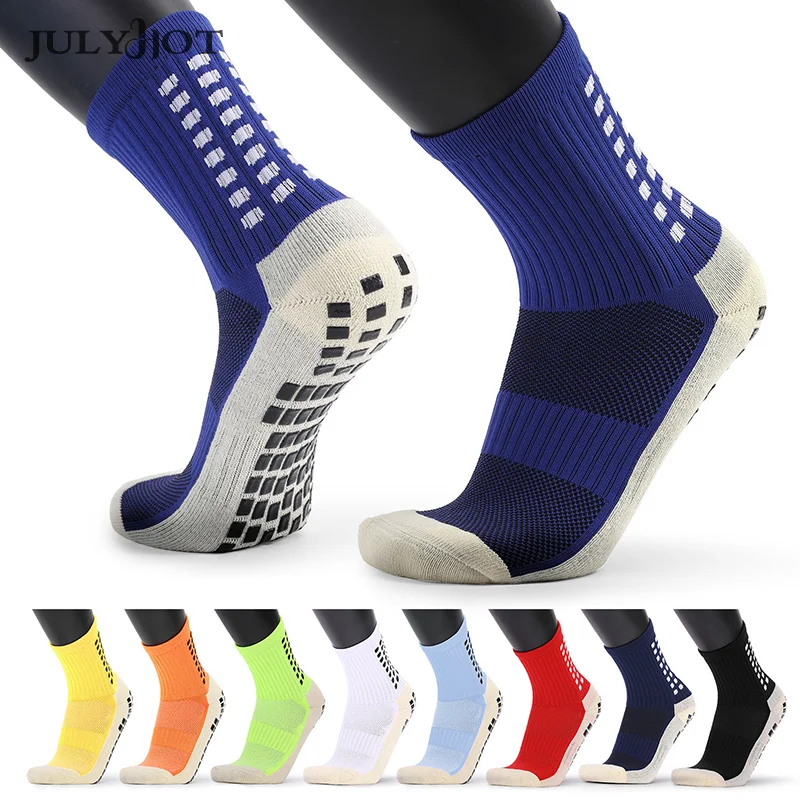 1 Pair Of Football Socks Men Women Sports Socks Non-slip Outdoor Breathable Sweat Absorption Rugby Soccer Socks