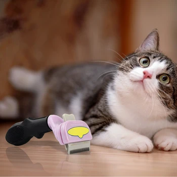 Dog Brush Grooming Accessories Pet Hair Knotting Remover Large Dogs Cat Short Long Hair Anti Lice Combs Cat Hair Care Supplies 2