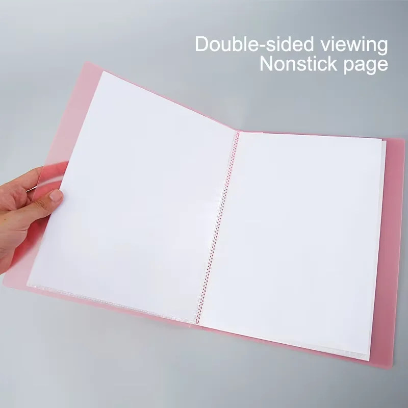 A4 Semi Transparent PP Brochure Multiple Page Sizes To Choose From Classified Insert Folder Conference Document Organization