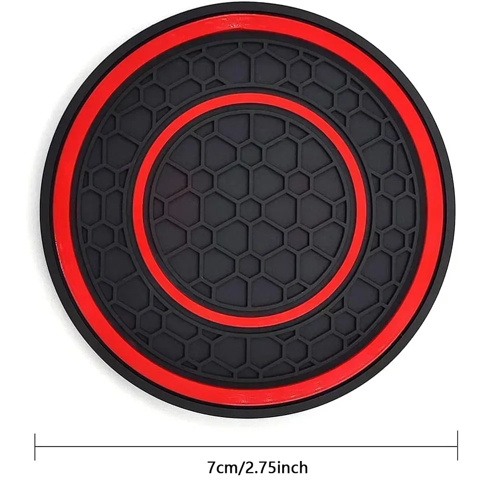 PVC Anti Slip Car Coasters Drink Holder