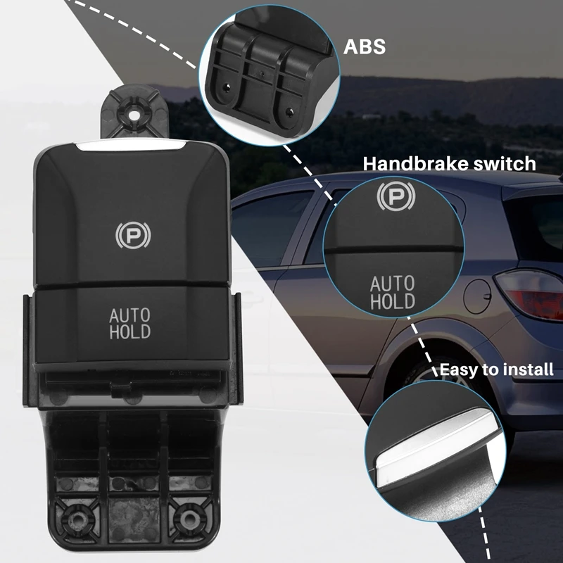 PSRRGZTM Handbremse knopf Kompatibel Mit Hyundai Für I30 GT Für N-Linie Für Elantra GT Für N-Linie Auto Elektrische Handbremse Bremssteuerung Schalter Parktaste 93310G3000