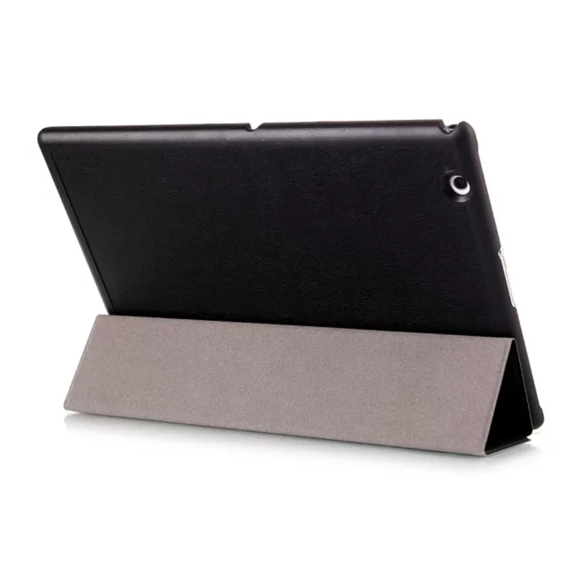 Ímã Inteligente Dobrar Flip Case Funda Couro do Plutônio para Sony Xperia z2 z3 z4 Tablet Capa Protetora Mais Caneta - Imagem 3