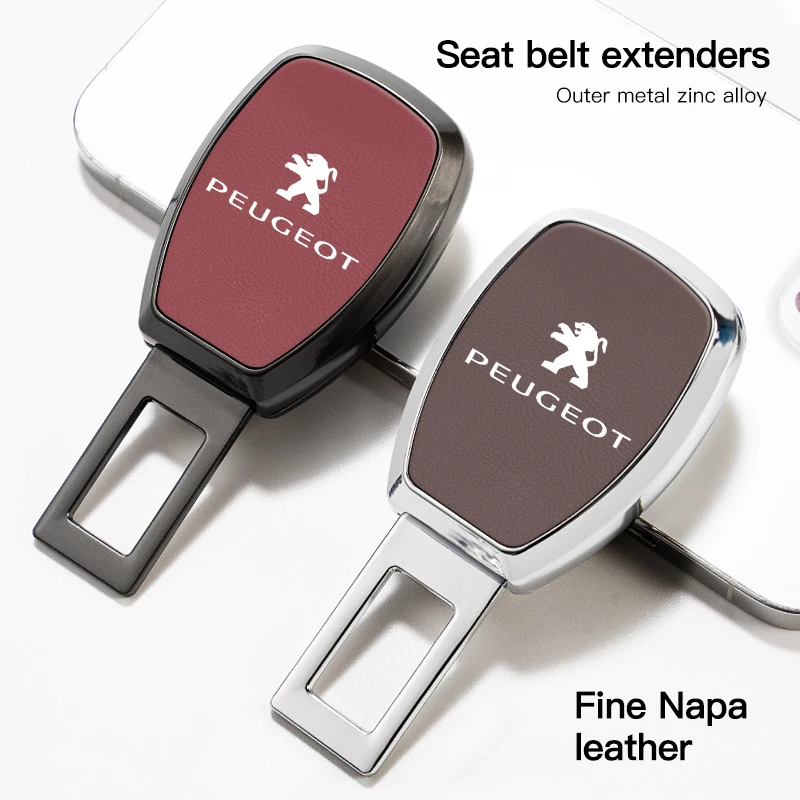 Car Seat Belt Extender Seatbelt Lock Buckle Clip Plug car seat belt extender For Peugeot 206 106 207 308 307 208 4008 407 2008 508 205 3008 107