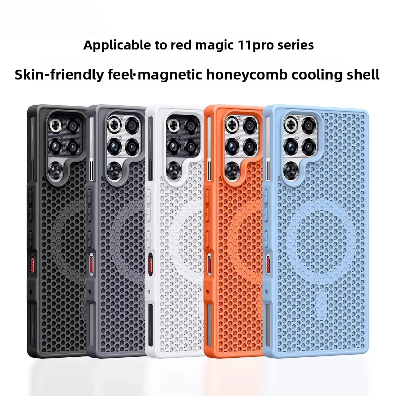 Magnetic Honeycomb Thermal Mesh Anti-drop Case