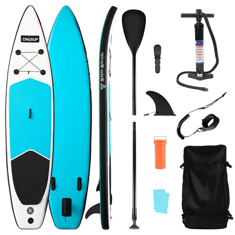 New Inflatable Stand Up Paddle Board Non-Slip Static Water Board Pvc For All Skill Level Surf Board With Air Pump Carry Bag Boat