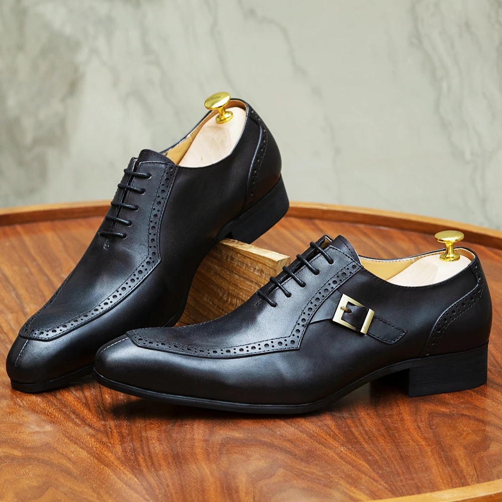 Men's Buckle, Lace Up Shoes - Designer Dress Shoes