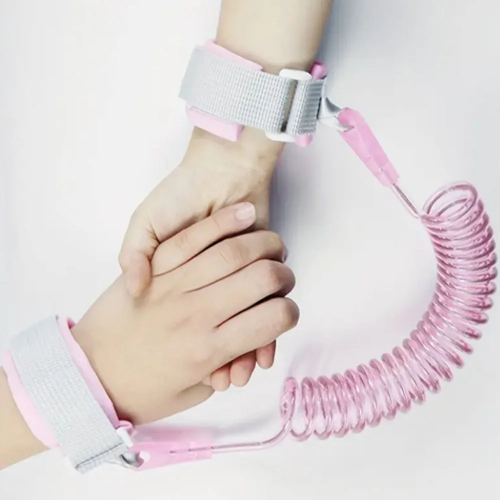 Lien de poignet anti-perte, laisse de sécurité réfléchissante pour tout-petits, harnais de marche pour enfants, laisse pour supermarché, centre commercial, parc d'attractions aéroport