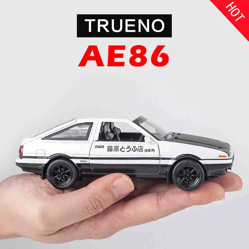 1/32 INITIAL D AE86 Alloy Car Model Diecast Toy Vehicles 4 Doors