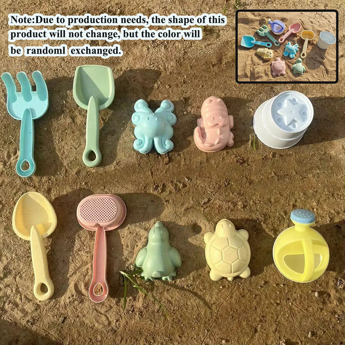 Beach  Sand Play Water Set Folding Bucket Summer Toys for Children Kids Outdoor Game Youngster Sandbox Accessories Color Random 2