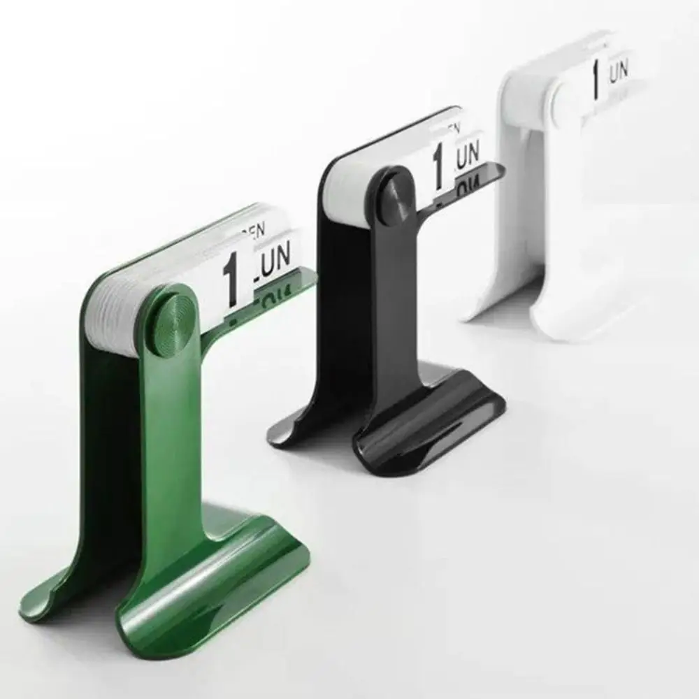 

Creative Desktop Calendar New Simple Modern Perpetual Calendar ABS Flipping Calendar