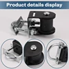 Lifting Rope Pulley Bearing Block Pulley Wheel Portable Heavy Duty Mute Roller DIY Gym Exercise Equipment 2