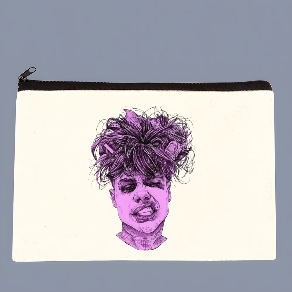 yungblud Cute Solid Color Canvas Coin Purse Small Fresh New Zipper Key Bag Hand Gift Bag