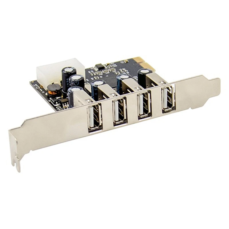 

1 компл. PCIE USB2.0 карта адаптера MCS9990 чипсет позволяет горячей замены USB-переходник многопортовая USB-карта расширения