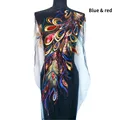 Blue and red