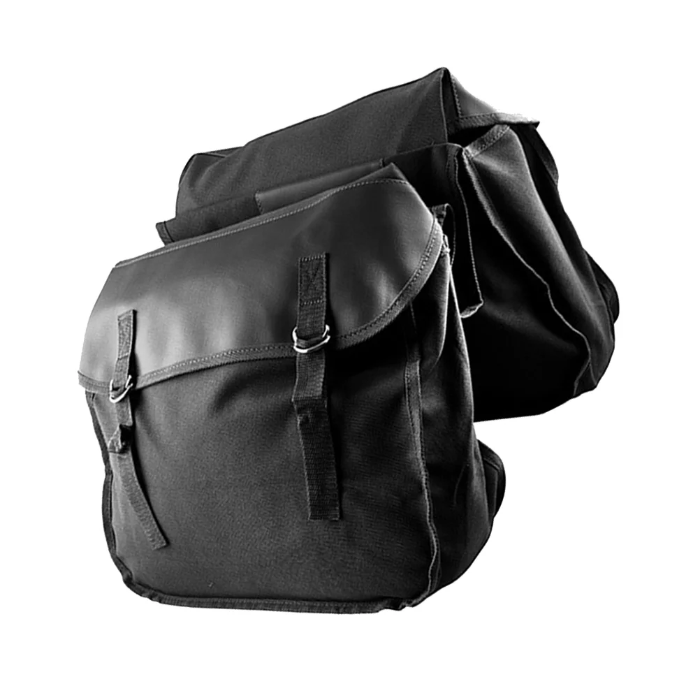 

Water Storage Canvas Bag Rear Seat Bag Flap Pouch Cycling Bike Saddle Seat Tail Side Pouch Container for Outdoor Hiking Sports