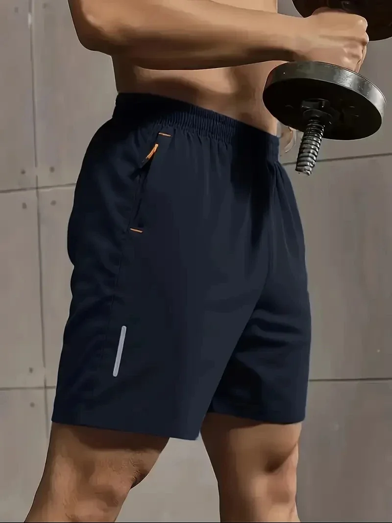 Heiß begehrte lässige Herren-Shorts, schnelltrocknend, Sommer-Fitness-Shorts, leicht, atmungsaktiv, elastischer Bund, Oversize-Boxershorts – Detail 8