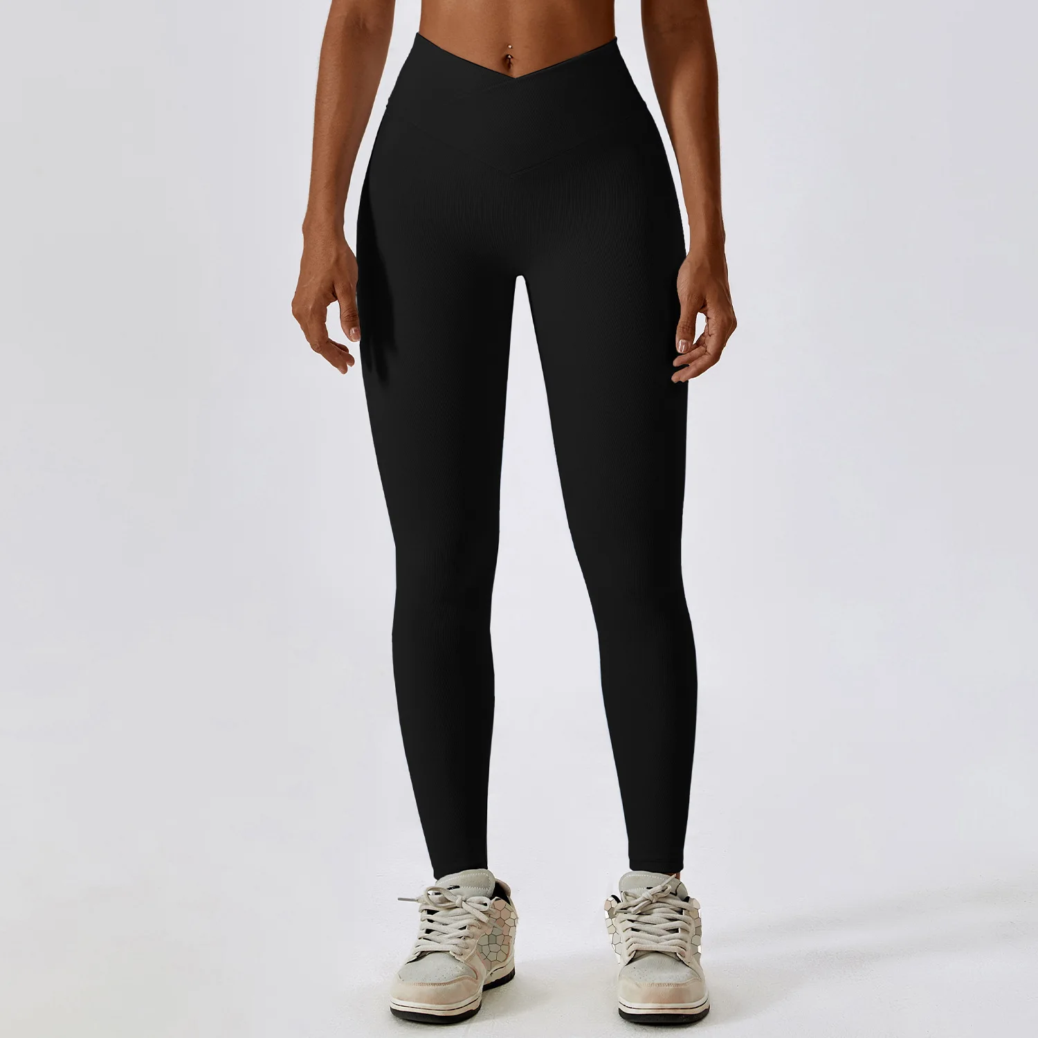 Seamless 7/8 Leggings Push-Up APPLE GREY