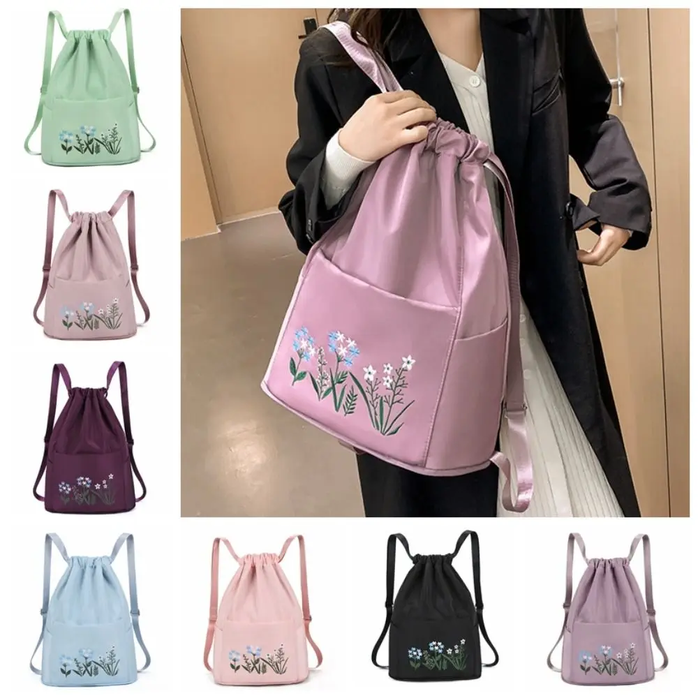 

Multifunction Basketball Backpack Fashion Oxford Folding Drawstring Backpack Solid Color Large Capacity Sports Bag Swim