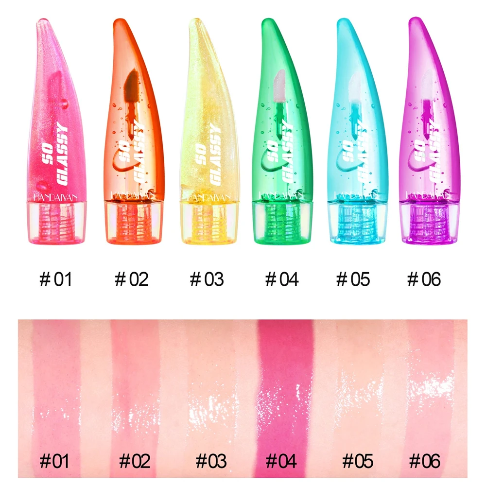 Aloe Vera Lip Oil Temperature Sensitive Color Changing Lip Glaze Moisturizing And Long Lasting Color Cosmetics