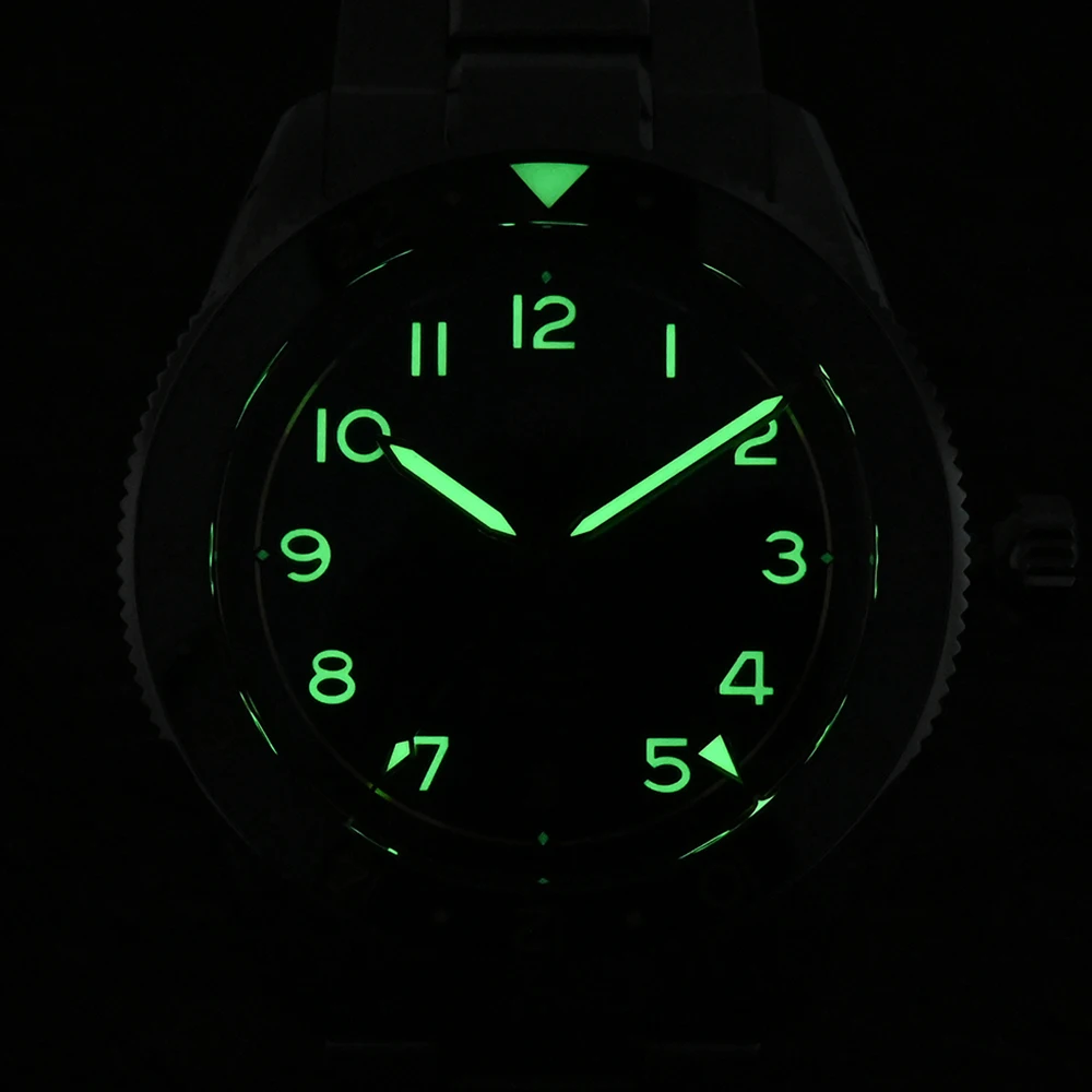 San Martin SN0140W 38mm NH34 GMT Watch Fashion Sports Automatic Mechanical Watches Sapphire Luminous 20 Bar Dive Wristwatch