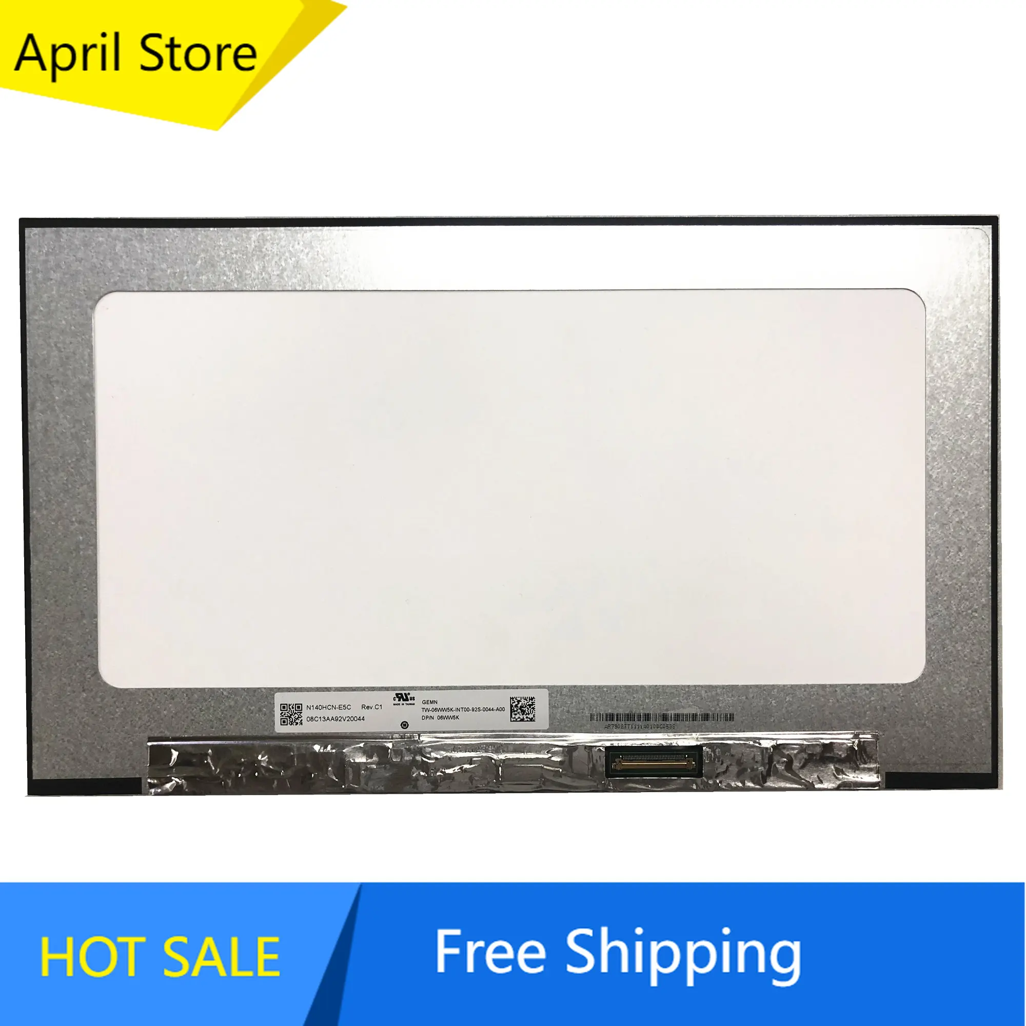 

N140HCN-E5C Rev C1 14,0 "FHD IPS LCD сенсорный экран ноутбука DELL DPN 06WW5K EDP 40pin