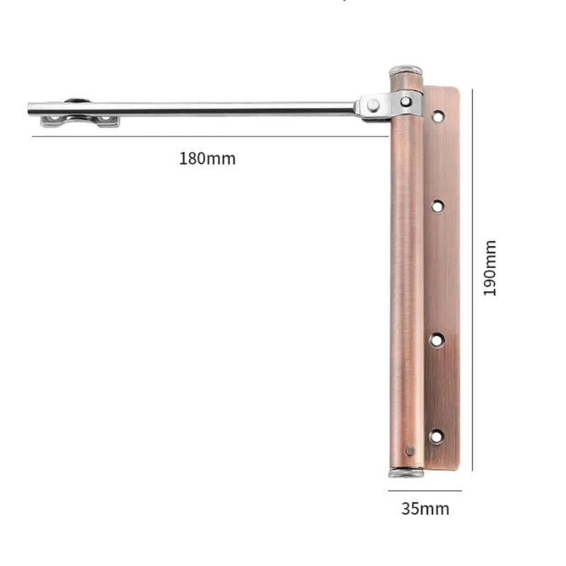 Door Closer Stainless Steel Door Closers Adjustable Springs Automatic Cushioning