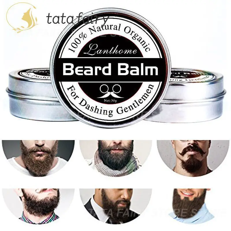 

Natural Moustache Wax Organic Men's Beard Care Beard Growth Beard Conditioner Organic Ingredients All-natural New Beard Balm