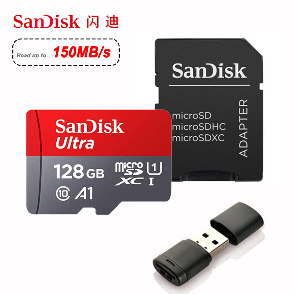 Carte mémoire Micro SDHC SANDISK, 32Go, adaptateur - - Super U