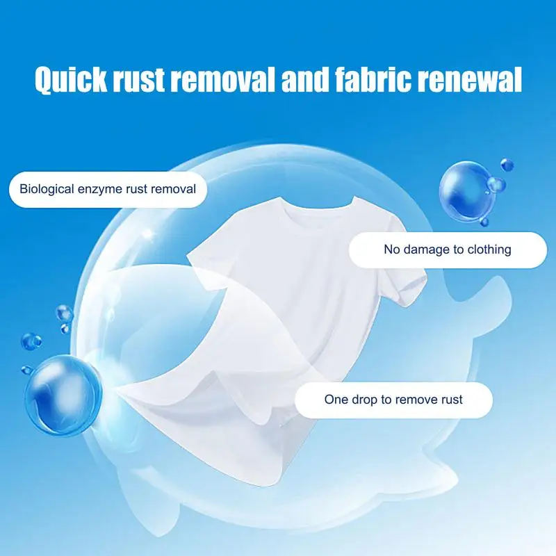 Rust Stain Remover For Clothes 100ml Laundry Stain Remover Clothes Roller Multi-Fabric Cleaner Clothing Cleansing
