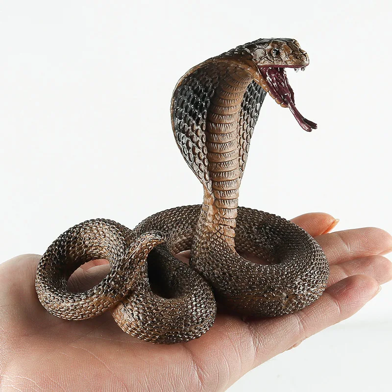 

Wild Crawling Animal Arthropod Snake Trick Toy Cobra Rattlesnake Python Simulated Animal Model figurine Action Figures Kid Toys