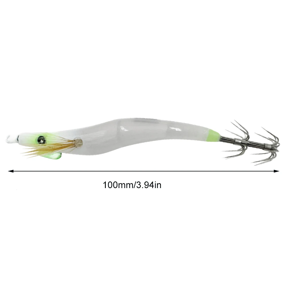5-1PC Shrimp Fishing Lures Luminous Squid Jig Hook Sea Fishing Accessories Artificial Bait Octopus Lure for Freshwater Saltwater