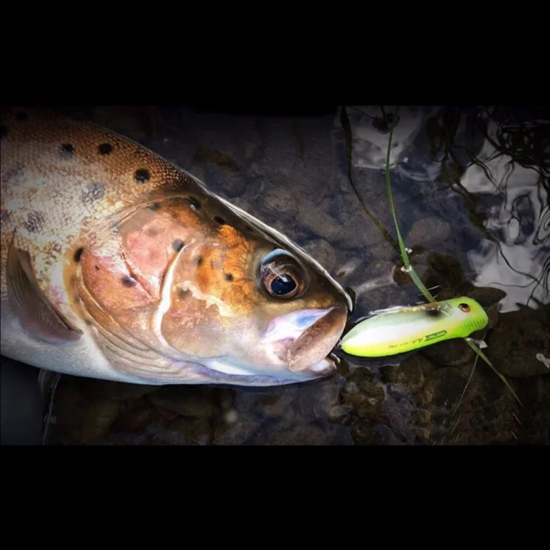 GUIDEPOST hits the water wave lying on surface Luya bait bass mandarin lure fishing lure fishing accessories