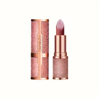 Rose smoke powder, bright starry sky, glossy velvet texture, durable, make your lips shiny, waterproof, anti-fouling. 5