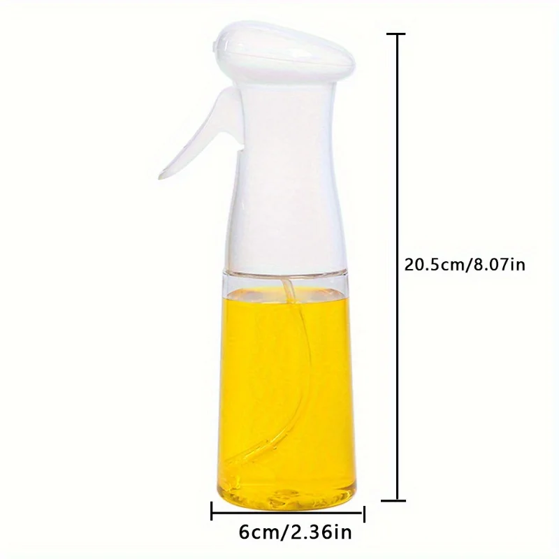 Oil Spray Bottle 200ml Kitchen Oil Bottle Cooking Baking Accessories Vinegar Mist Sprayer Barbecue Spray Cooking BBQ Tool